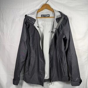 Paradox Rain‎ Jacket Men's Hooded Gray Lightweight Active Outdoor Coat